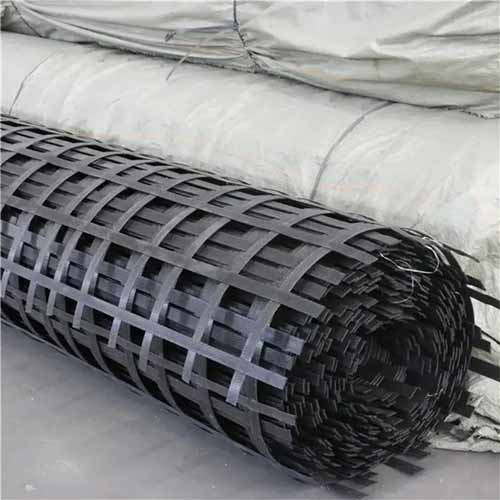 Black Plastic Soil Stabilization Geogrid PP Biaxial Geogrid 30 KN