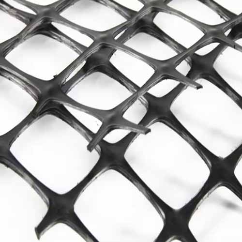 Uniaxial Plastic Geogrid / PP Biaxial Geogrid/two-way Plastic geogrid For Earthwork Construction